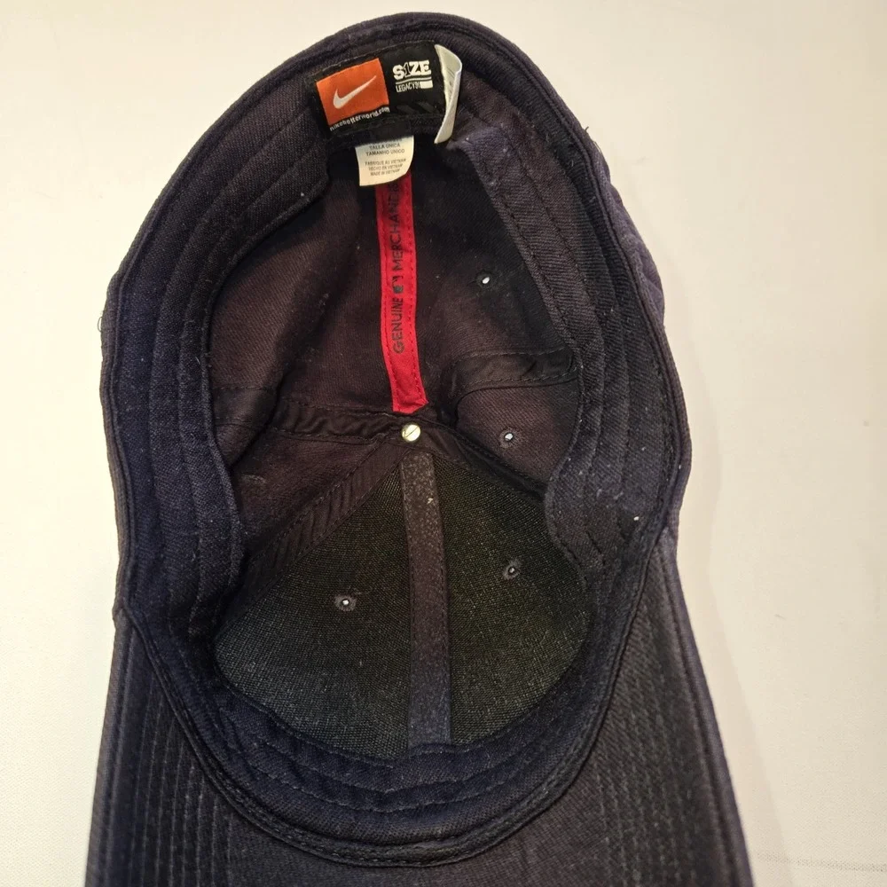 Nike Red Sox Navy Blue Baseball Hat MLB Genuine Merchandise One Size Fits All - Picture 6 of 10